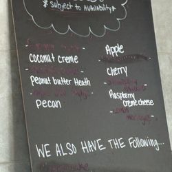 Thorpedo Restaurant - Dessert & Pie menu