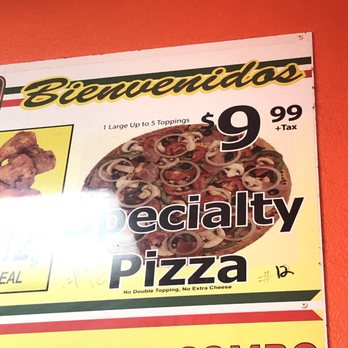 Pizza Grande - specialty pizza - 5 toppings for 9.99 great deal! - Pizza Near Me - National City, California