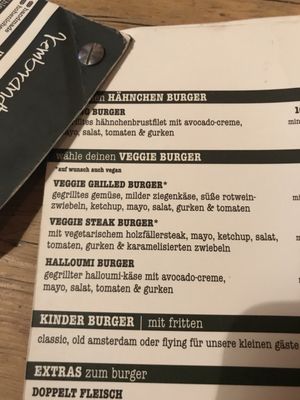 Menu photo 1 Rembrandt-Burger Berlin, BE