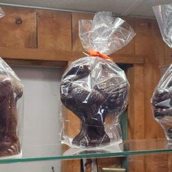 The Village Peddler - Chocolate mouse, turkey, squirrel