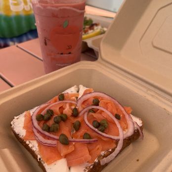 Whata Peach - Lox Toast - Juice Bars & Smoothies Near Me - Studio City, California Whata Peach - Lox Toast - Juice Bars & Smoothies Near Me - Studio City, California