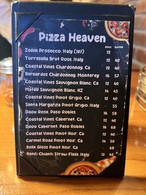 Menu photo 6 Pizza Heaven Carmel By The Sea, CA