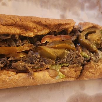 Falone’s - Mushroom cheesesteak with lettuce, tomato, onions and hot peppers - Pizza Near Me - Glenolden, Pennsylvania Falone’s - Mushroom cheesesteak with lettuce, tomato, onions and hot peppers - Pizza Near Me - Glenolden, Pennsylvania
