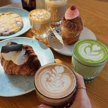 Nemesis Coffee - Tiramisu, Strawberry Cheesecake Cruffin, Chocolate Cashew Cookie, Latte, Matcha Latte - Coffee & Tea Near Me - Vancouver, British Columbia