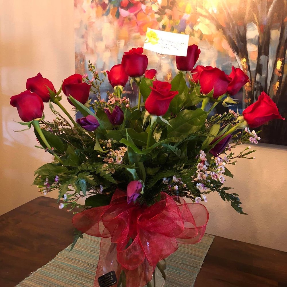 Pemberton's Florist & Gift Shop - Roses with tulips - Florists Near Me - Salem, Oregon Pemberton's Florist & Gift Shop - Roses with tulips - Florists Near Me - Salem, Oregon