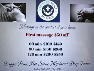 Advanced Health Massage Logo