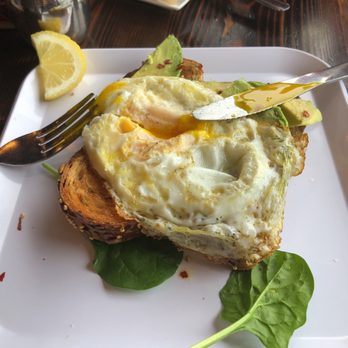 Soul Brew - Avocado multi grain toast with egg over medium. YUM! - Coffee & Tea Near Me - Saint James, New York