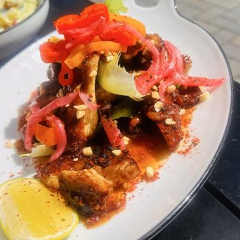 MOMO Riverfront Park - Chicken thighs - New American Near Me - North Charleston, South Carolina