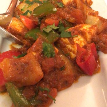 Namaste India - Paneer Shashlik -nothing exceptional-I like more curry in my entree - Indian Near Me - Edgewater, New Jersey Namaste India - Paneer Shashlik -nothing exceptional-I like more curry in my entree - Indian Near Me - Edgewater, New Jersey