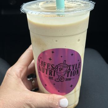 Lifestyle Nutrition - Peanut Butter Cheesecake Protein Shake - Juice Bars & Smoothies Near Me - Murfreesboro, Tennessee Lifestyle Nutrition - Peanut Butter Cheesecake Protein Shake - Juice Bars & Smoothies Near Me - Murfreesboro, Tennessee