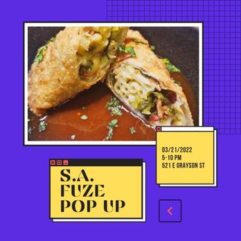 SA Fuze - New Pop Up! Chefs are both Veterans! - Pop-Up Restaurants Near Me - San Antonio, Texas SA Fuze - New Pop Up! Chefs are both Veterans! - Pop-Up Restaurants Near Me - San Antonio, Texas