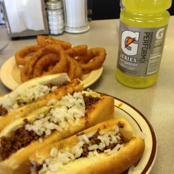 Rod's Grille - 2 with the works side of onion rings! - Diners Near Me - Warren, Rhode Island Rod's Grille - 2 with the works side of onion rings! - Diners Near Me - Warren, Rhode Island