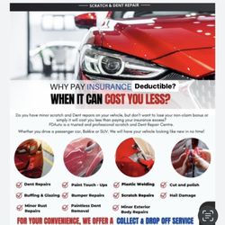 Insurance Auto Body Mobile Services - No insurance claim necessary we can repair your vehicle