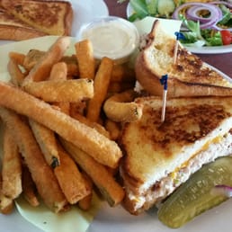 Tuna Melt American Cheese On Grilled Sourdough