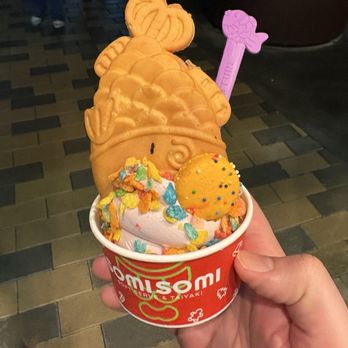 Somisomi - Upside down ahboong with ube soft serve and fruity pebbles - Desserts Near Me - Cupertino, California Somisomi - Upside down ahboong with ube soft serve and fruity pebbles - Desserts Near Me - Cupertino, California