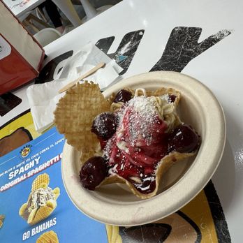 Spaghy Gelato - Amareno something or other. - Ice Cream & Frozen Yogurt Near Me - Cape Coral, Florida Spaghy Gelato - Amareno something or other. - Ice Cream & Frozen Yogurt Near Me - Cape Coral, Florida