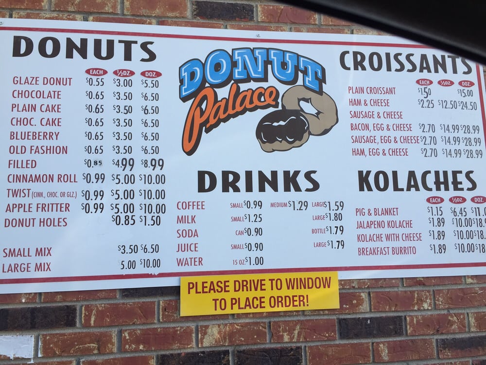 THE DONUT PALACE Updated September 2024 2403 N 7th St, West Monroe, Louisiana Donuts