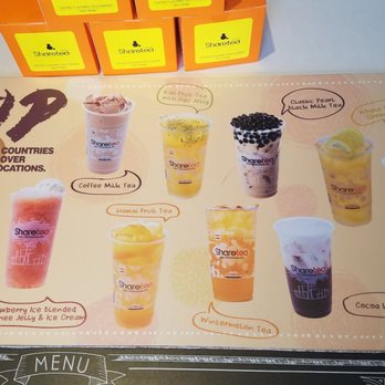 Sharetea - Menu. - Coffee & Tea Near Me - Fountain Valley, California