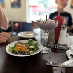 Bohemian Bull - Boom Boom Shrimp and Butterfly Key Lime Margarita