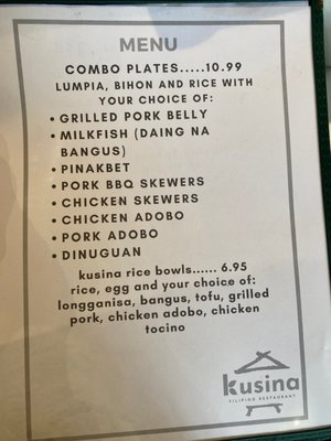 Menu photo 1 Kusina Modesto, CA