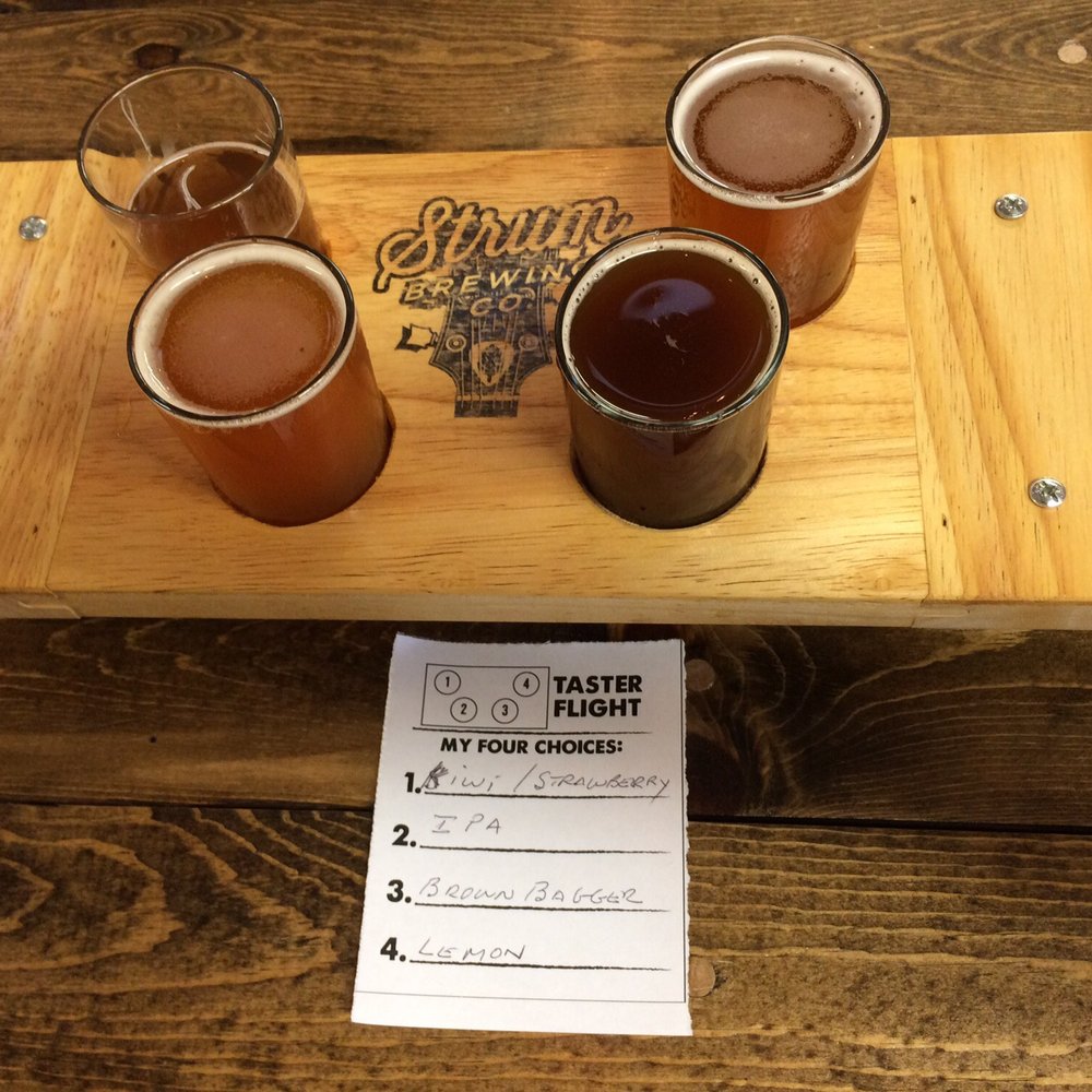 Strum Brewing Co. - My BF's tasters. - Breweries Near Me - Ontario, California