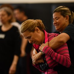 Krav Maga Worldwide - Training partners help each other build real self-defense skills and confidence in a controlled environment.