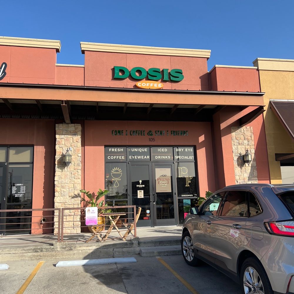Dosis Coffee - the outside of the building - Coffee Roasteries Near Me - Laredo, Texas