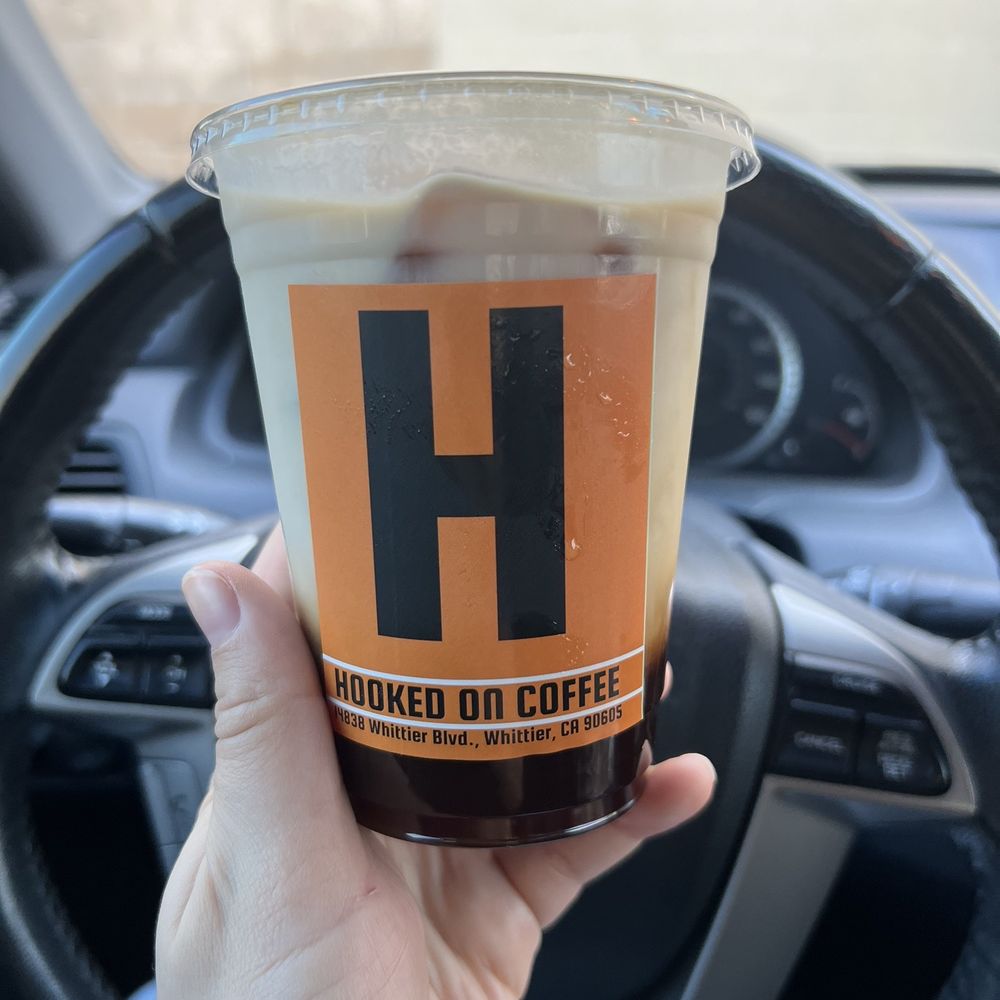 Hooked On Coffee - honey latte - Coffee & Tea Near Me - Whittier, California Hooked On Coffee - honey latte - Coffee & Tea Near Me - Whittier, California