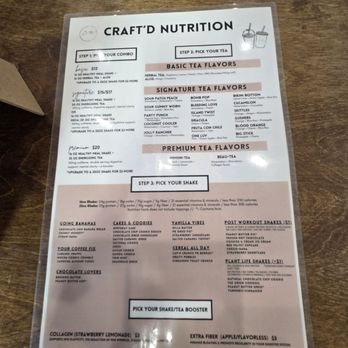Craft’d Nutrition - Menu - Juice Bars & Smoothies Near Me - Lakewood, California Craft’d Nutrition - Menu - Juice Bars & Smoothies Near Me - Lakewood, California