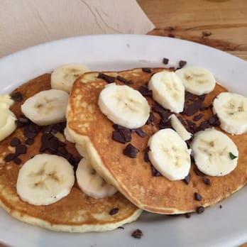 Three Sisters - Banana chocolate chip pancakes - Ice Cream & Frozen Yogurt Near Me - Providence, Rhode Island Three Sisters - Banana chocolate chip pancakes - Ice Cream & Frozen Yogurt Near Me - Providence, Rhode Island