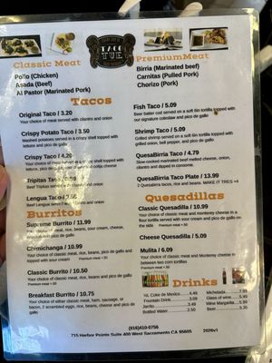 Menu photo 1 Taco Tuesdays West Sacramento, CA