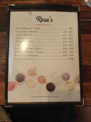 Menu photo 4 Rosa's Italian Restaurant Visalia, CA Menu photo 4 Rosa's Italian Restaurant Visalia, CA