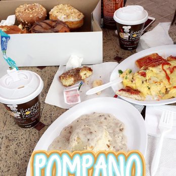 Dandee Donut Factory - Biscuits and gravy, dozen donuts, and an omelette. - Donuts Near Me - Pompano Beach, Florida