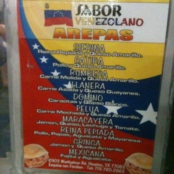 Sabor Venezolano - Menu - Food Trucks Near Me - Houston, Texas Sabor Venezolano - Menu - Food Trucks Near Me - Houston, Texas