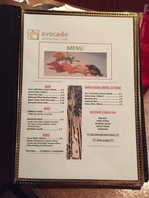 Menu photo 8 Avocado California Roll & Sushi Cedar Hill, TX Menu photo 8 Avocado California Roll & Sushi Cedar Hill, TX