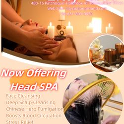Lilly Spa - Head Spa, Scalp deep cleansing, Scalp massage, Face cleansing, Face mask, Eye mask, Chinese herb fumigation system and more