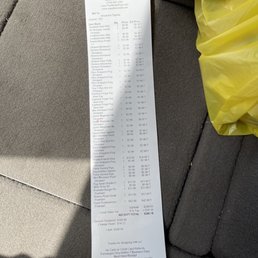 rockin Rocket receipt