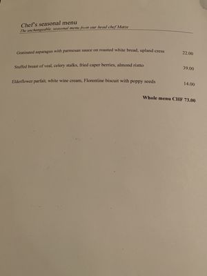 Menu photo 3 Wirtschaft Neumarkt Zürich, ZH