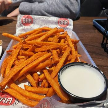 The Bar Olathe - Sweet potato fries and "marshmallow fluff." - Sports Bars Near Me - Olathe, Kansas The Bar Olathe - Sweet potato fries and "marshmallow fluff." - Sports Bars Near Me - Olathe, Kansas