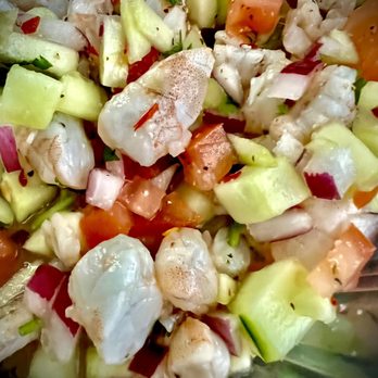 El Marlin Seafood Market - Shrimp Ceviche (Ceviche de Camaron) - Seafood Markets Near Me - Pico Rivera, California
