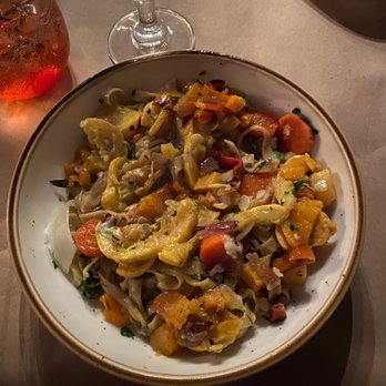 Cha-Bella - pasta with fresh vegetables! - New American Near Me - Savannah, Georgia Cha-Bella - pasta with fresh vegetables! - New American Near Me - Savannah, Georgia