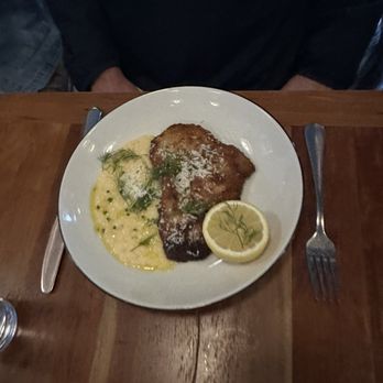 Automatic Seafood and Oysters - Swordfish schnitzel was a table favorite! - Seafood Near Me - Birmingham, Alabama Automatic Seafood and Oysters - Swordfish schnitzel was a table favorite! - Seafood Near Me - Birmingham, Alabama