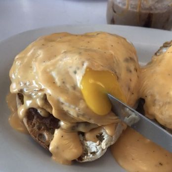 Crazy Beans - Crab Cake Eggs Benedict - Breakfast & Brunch Near Me - Greenport, New York Crazy Beans - Crab Cake Eggs Benedict - Breakfast & Brunch Near Me - Greenport, New York