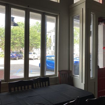 Oxford Grillehouse - view outside from our table - Steakhouses Near Me - Oxford, Mississippi