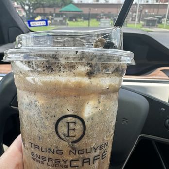 Trung Nguyen E Coffee - Black Sesame Cream Coffee - Coffee & Tea Near Me - Houston, Texas