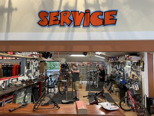 Bar Harbor Bicycle Shop by null