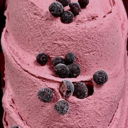 Pugnuts Ice Cream Shop - Blueberry sorbet made with Wyman's of MAINE berries!