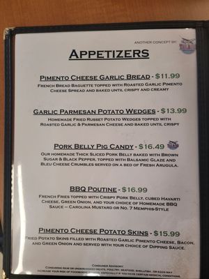 Menu photo 1 Tailwind Concessions Chattanooga, TN