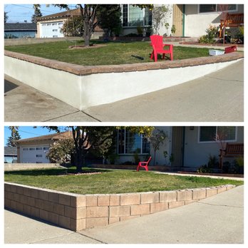 Evangelista's Construction - Eddie and his team brought new life to my old retaining wall. - General Contractors Near Me - Guadalupe, California Evangelista's Construction - Eddie and his team brought new life to my old retaining wall. - General Contractors Near Me - Guadalupe, California
