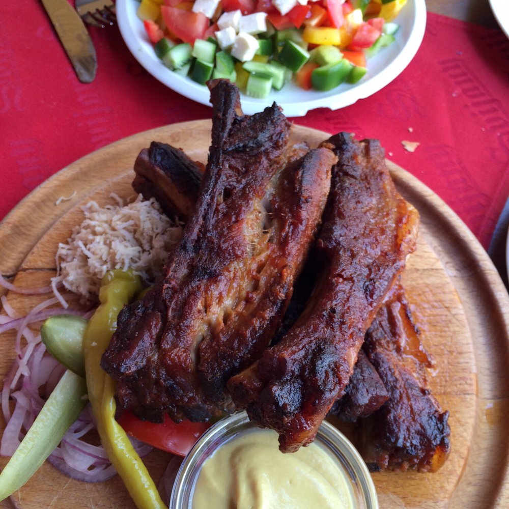 Braised ribs and Sopsky Insalat